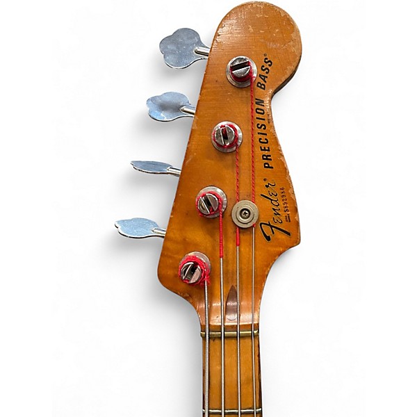 Vintage 1978 Fender Precision Bass 3 Tone Sunburst Electric Bass Guitar