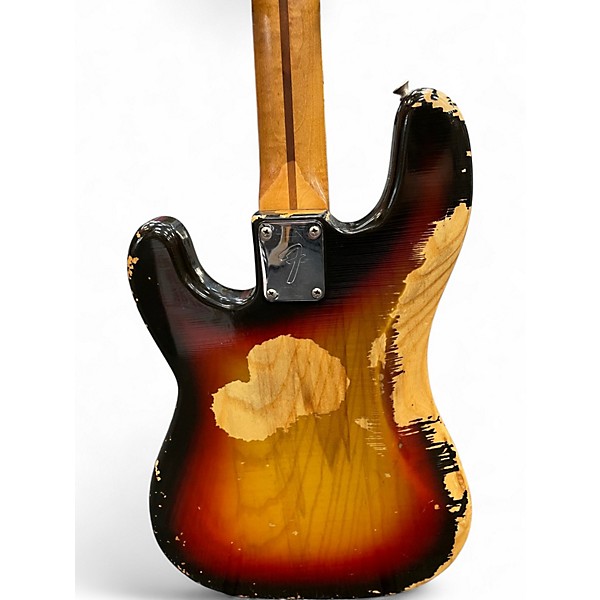 Vintage 1978 Fender Precision Bass 3 Tone Sunburst Electric Bass Guitar