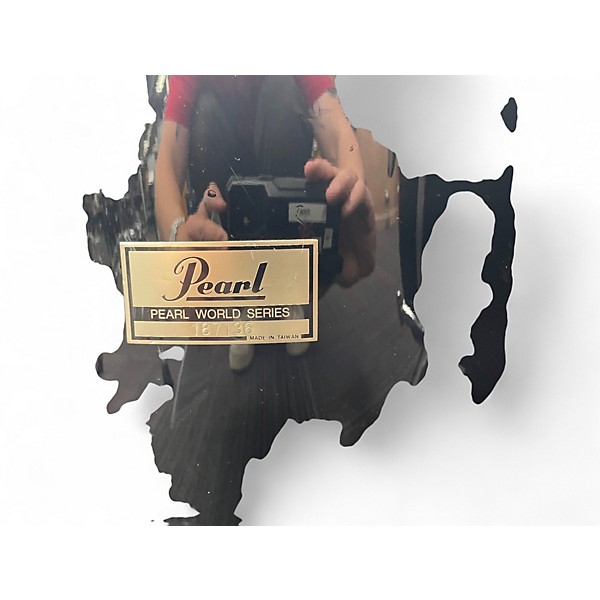 Used Pearl 3 Piece WORLD SERIES Black Drum Kit