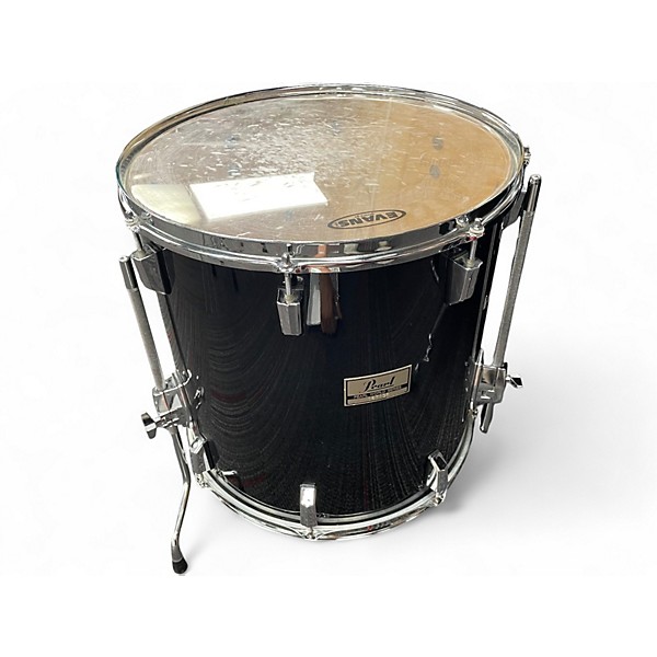 Used Pearl 3 Piece WORLD SERIES Black Drum Kit