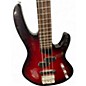 Used ESP LTD B50FM Crimson Red Burst Electric Bass Guitar