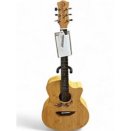Used Luna WL Bamboo GAE Natural Acoustic Electric Guitar