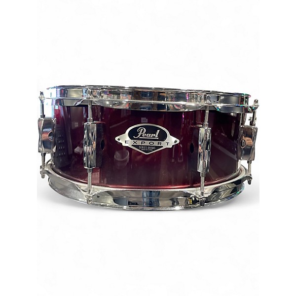 Used Pearl 14in Export Series Snare Red Drum