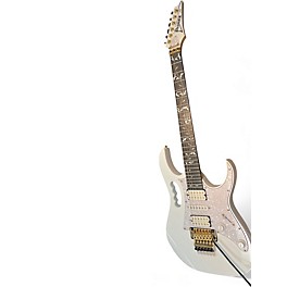 Used Ibanez JEM7VP White Solid Body Electric Guitar