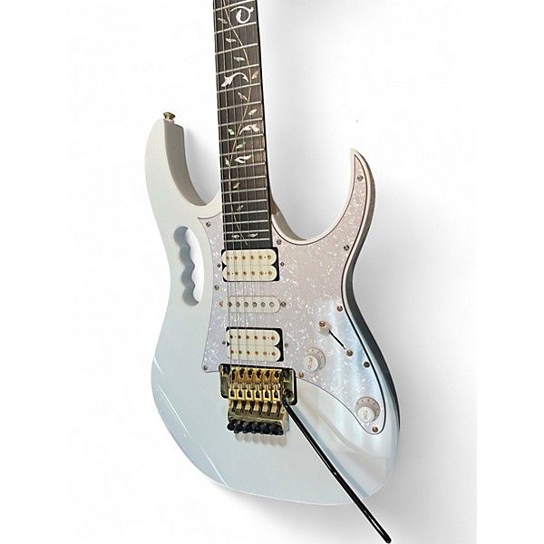Used Ibanez JEM7VP White Solid Body Electric Guitar
