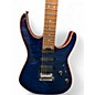 Used Charvel Usa Select DK24 HSS QM Blue Burst Solid Body Electric Guitar