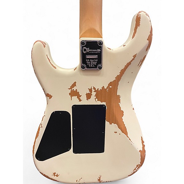 Used Charvel Pro-Mod Relic Series SD1 WEATHERED WHITE Solid Body Electric Guitar