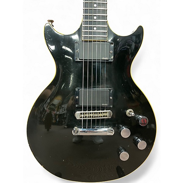 Vintage 1985 Gibson XPL DC Black Solid Body Electric Guitar
