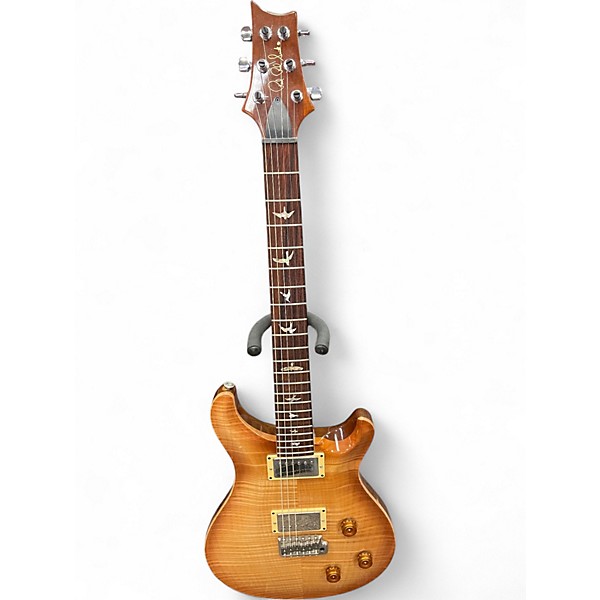 Used PRS Custom 22 10 Top Amber Solid Body Electric Guitar