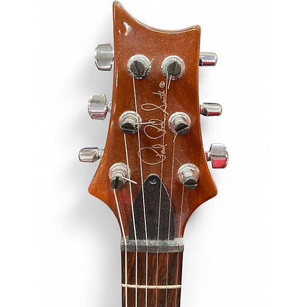 Used PRS Custom 22 10 Top Amber Solid Body Electric Guitar