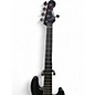 Used Squier Deluxe Jazz Bass Active V 5 String Black Electric Bass Guitar