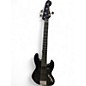 Used Squier Deluxe Jazz Bass Active V 5 String Black Electric Bass Guitar
