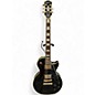 Used Epiphone Les Paul Custom Pro Ebony Solid Body Electric Guitar thumbnail