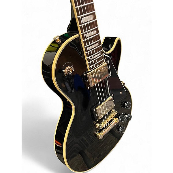 Used Epiphone Les Paul Custom Pro Ebony Solid Body Electric Guitar