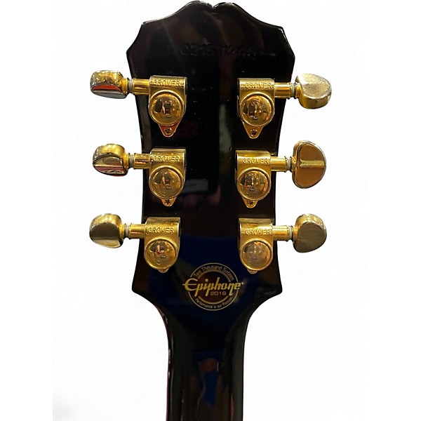 Used Epiphone Les Paul Custom Pro Ebony Solid Body Electric Guitar