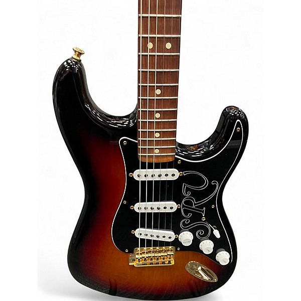 Used Fender Artist Series Stevie Ray Vaughan Stratocaster SUNBURST Solid Body Electric Guitar