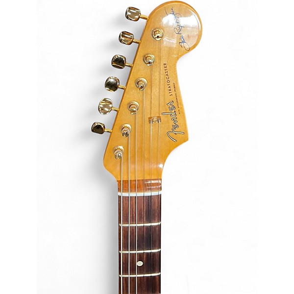 Used Fender Artist Series Stevie Ray Vaughan Stratocaster SUNBURST Solid Body Electric Guitar