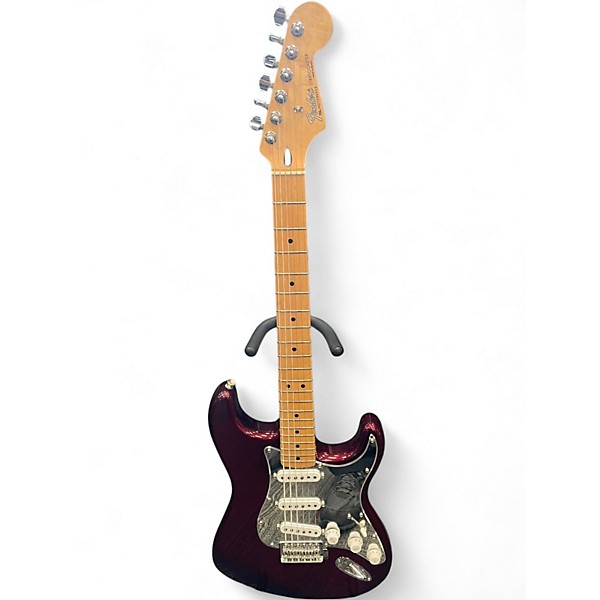 Used Fender Standard Stratocaster Wine Red Solid Body Electric Guitar