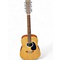 Used Martin DX2E 12-STRING Natural 12 String Acoustic Electric Guitar thumbnail
