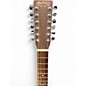 Used Martin DX2E 12-STRING Natural 12 String Acoustic Electric Guitar
