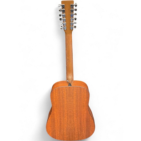 Used Martin DX2E 12-STRING Natural 12 String Acoustic Electric Guitar