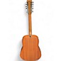 Used Martin DX2E 12-STRING Natural 12 String Acoustic Electric Guitar