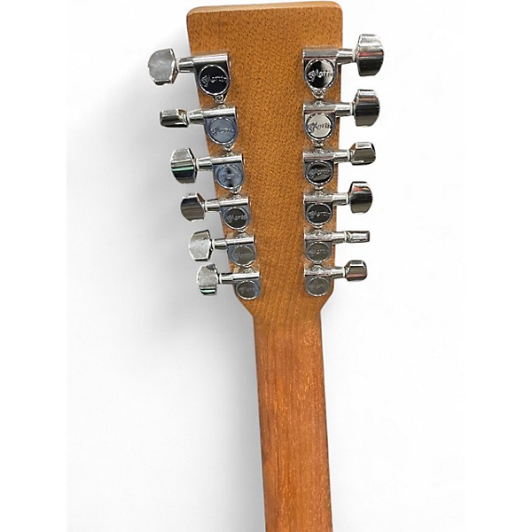 Used Martin DX2E 12-STRING Natural 12 String Acoustic Electric Guitar