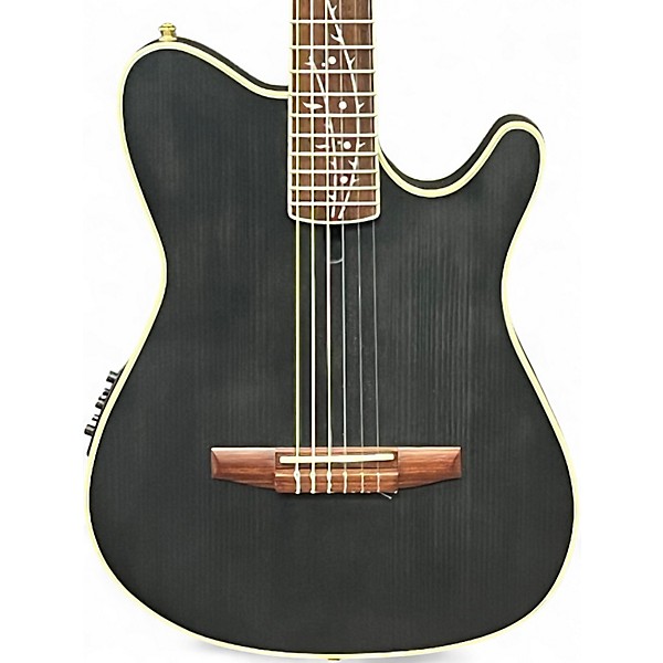 Used Ibanez TOD10N Tim Henson Signature Black Classical Acoustic Electric Guitar