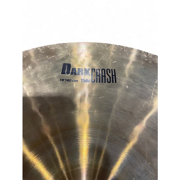 Used Zildjian 16in K Dark Thin Crash Cymbal