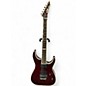 Used ESP LTD MH1000 Deluxe Trans Crimson Red Solid Body Electric Guitar thumbnail