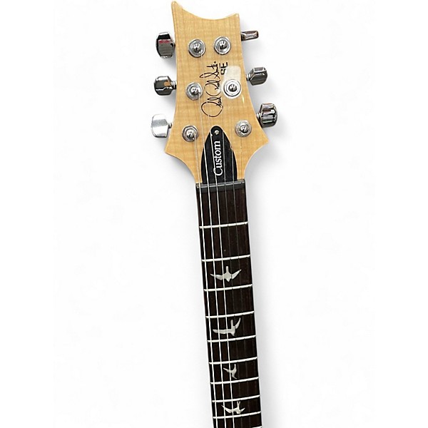 Used PRS SE Custom 24 grey flame Solid Body Electric Guitar