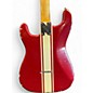 Used Nichols Custom Guitar Build #033 Lightly Relic Worn Red w/ White Stripe Solid Body Electric Guitar