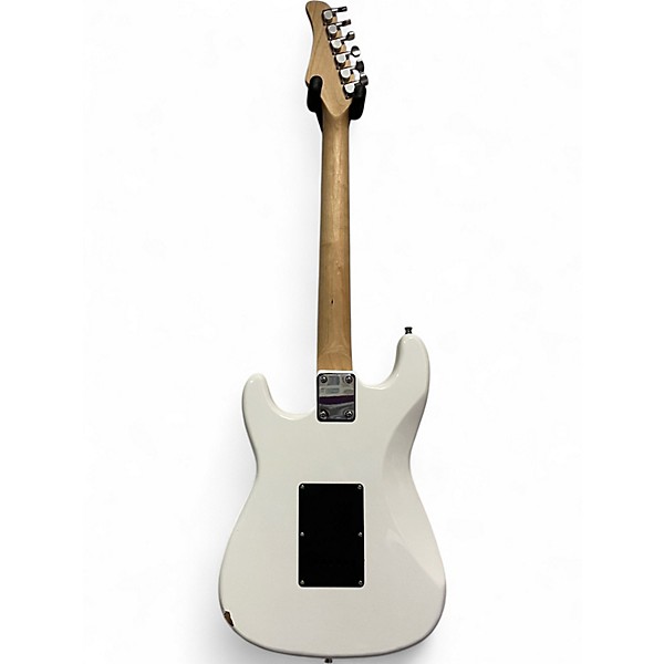 Used Glarry S Style White Solid Body Electric Guitar