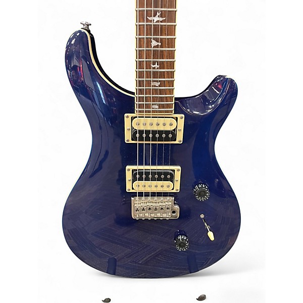 Used PRS SE Custom 24 Blue Burst Solid Body Electric Guitar