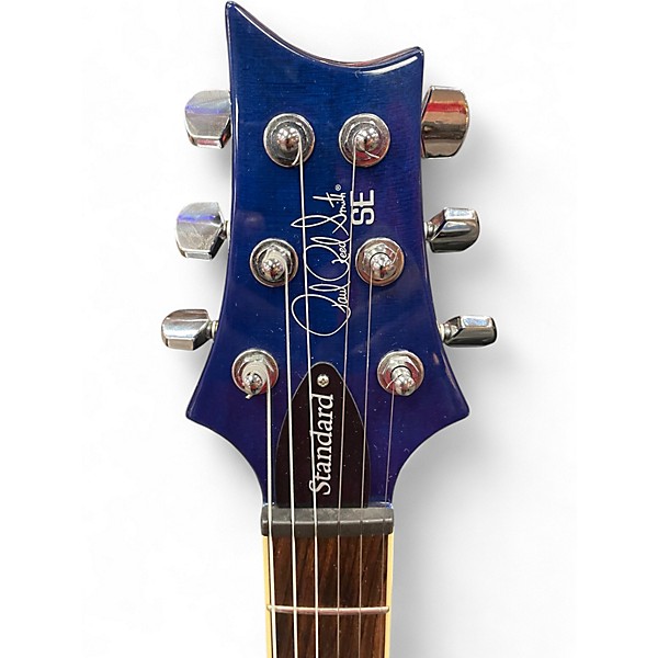 Used PRS SE Custom 24 Blue Burst Solid Body Electric Guitar