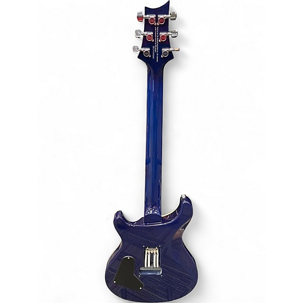Used PRS SE Custom 24 Blue Burst Solid Body Electric Guitar
