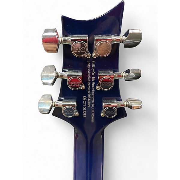 Used PRS SE Custom 24 Blue Burst Solid Body Electric Guitar