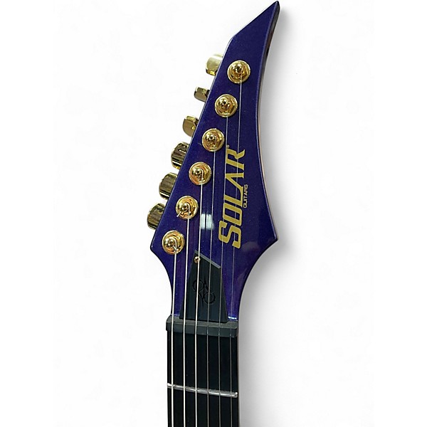 Used Solar Guitars SR1.6AMP Purple Solid Body Electric Guitar