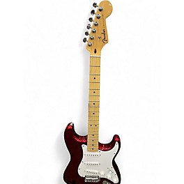 Used Fender Standard Stratocaster Wine Red Solid Body Electric Guitar