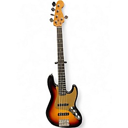 Used Fender American Ultra Jazz Bass V Sunburst Electric Bass Guitar