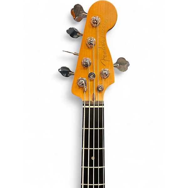 Used Fender American Ultra Jazz Bass V Sunburst Electric Bass Guitar
