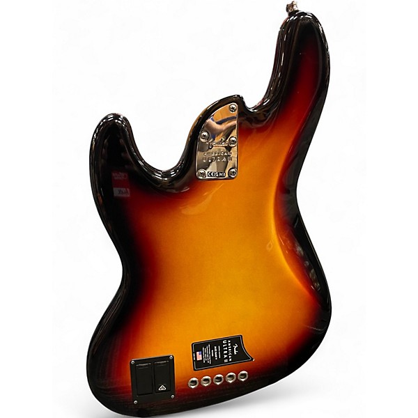Used Fender American Ultra Jazz Bass V Sunburst Electric Bass Guitar
