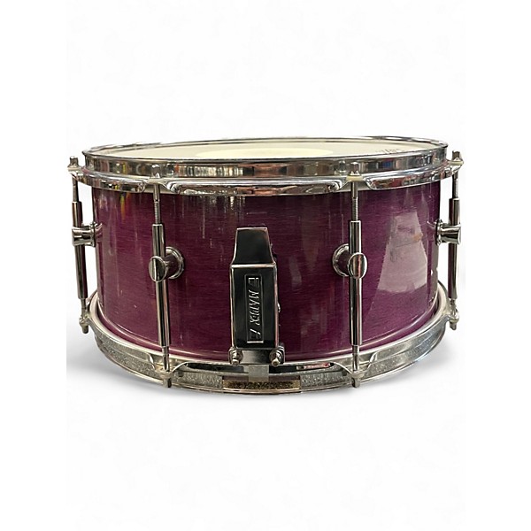 Used Mapex 6.5X14 Mars Pro Series Trans Purple Drum