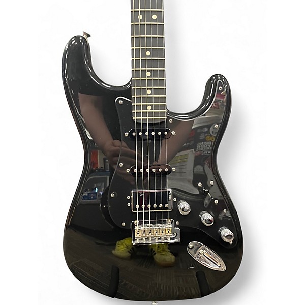 Used Fender Limited Edition Player Stratocaster HSS Black Solid Body Electric Guitar
