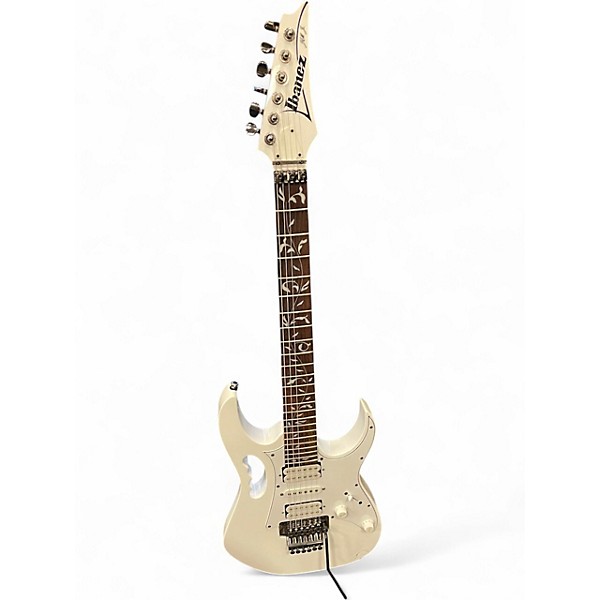 Used Ibanez JEMJR White Solid Body Electric Guitar