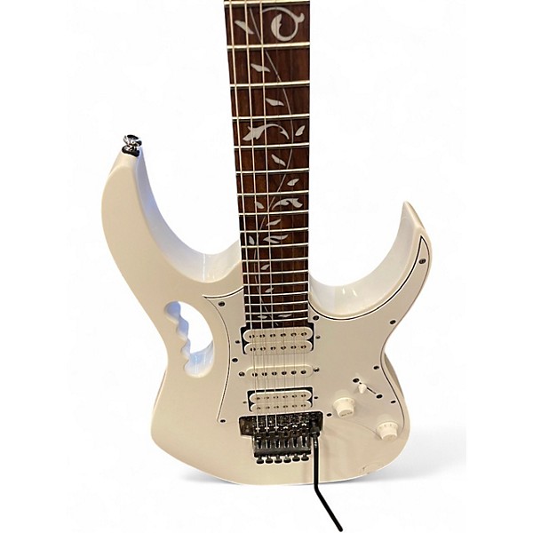 Used Ibanez JEMJR White Solid Body Electric Guitar