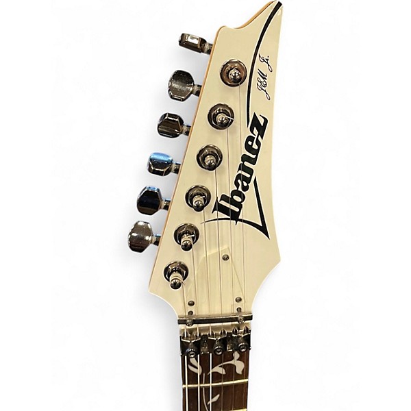 Used Ibanez JEMJR White Solid Body Electric Guitar