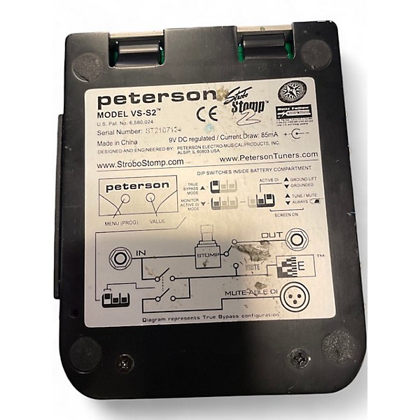 Used Peterson VS-S2 STROBOSTOMP 2 Tuner Pedal