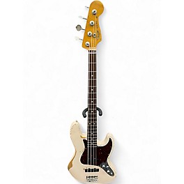 Used Fender Flea Signature Jazz Bass Roadworn Shell Pink Electric Bass Guitar