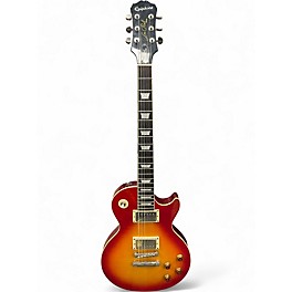 Used Epiphone Les Paul Standard Pro Cherry Sunburst Solid Body Electric Guitar
